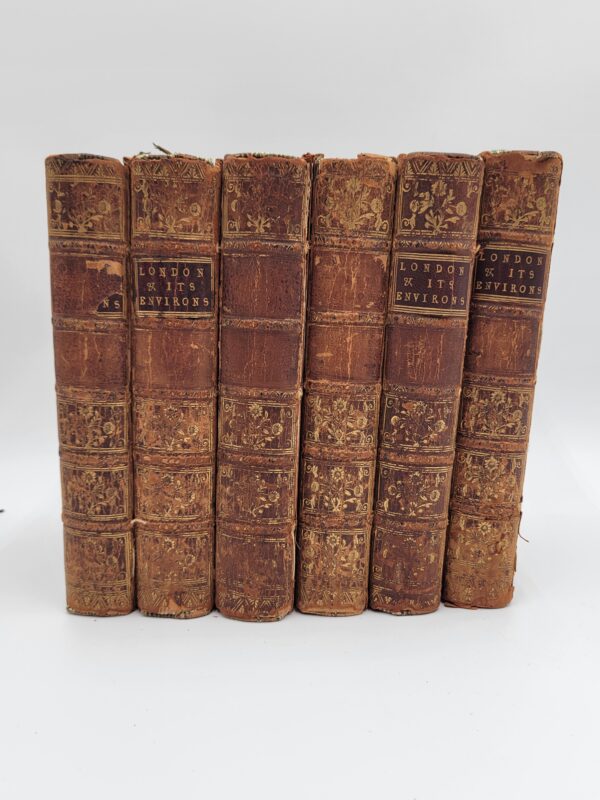 London and its Environs Described , Full 6 Volume Collection.