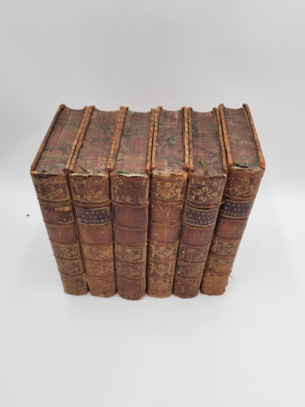 London and its Environs Described , Full 6 Volume Collection. - Image 4