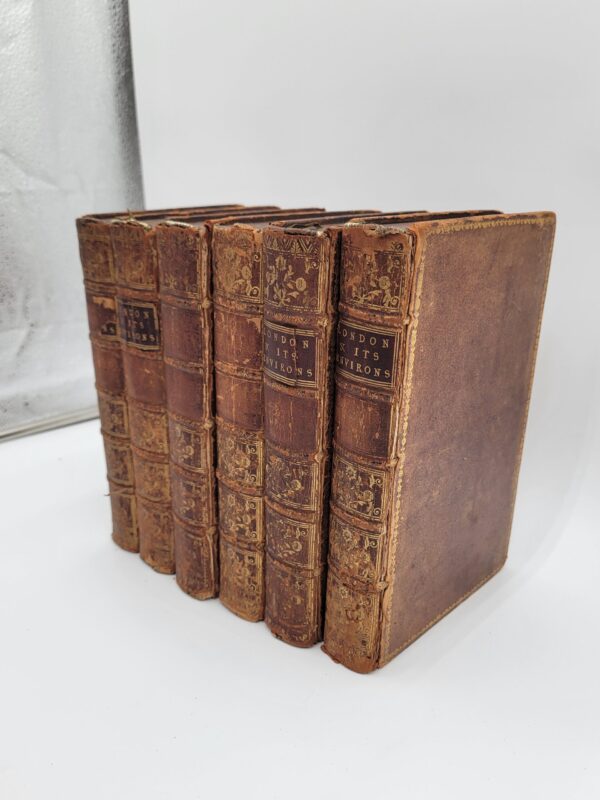 London and its Environs Described , Full 6 Volume Collection. - Image 3