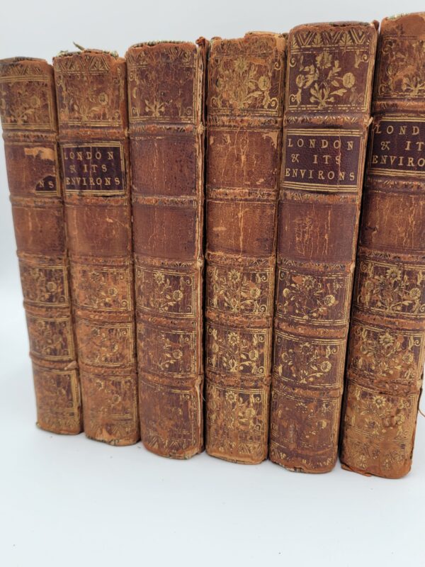London and its Environs Described , Full 6 Volume Collection. - Image 2