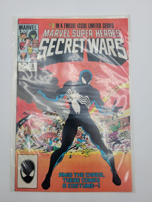 Marvel Secret Wars #8 First Appearance Spiderman W/ Black Suit (Venom)