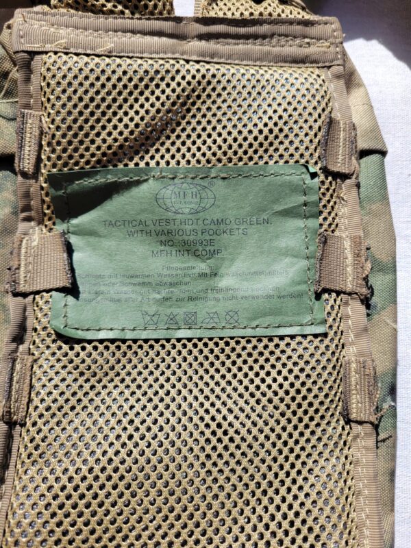 MFH Tactical Vest , Moss Camo - Image 2