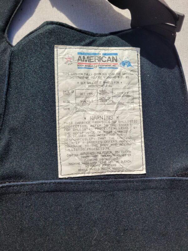 Police Surplus Body Armor