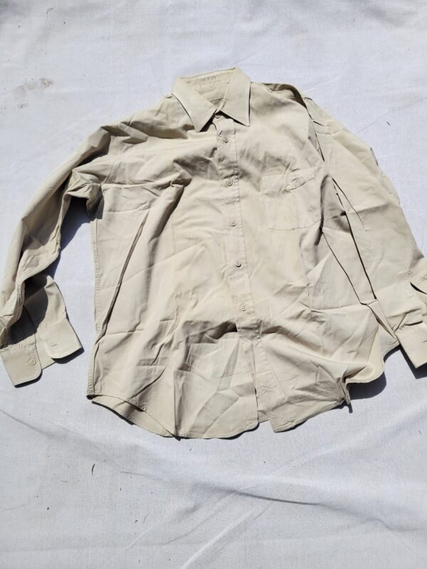 USMC Tan Poplin Shirt , Korean/Vietnam Era