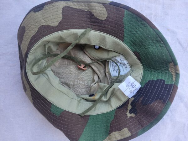 US Surplus Boonie Hat (Woodland Camo) - Image 2