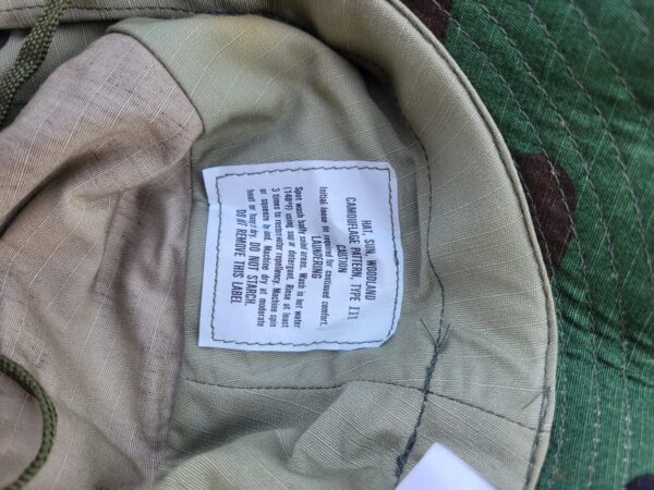 US Surplus Boonie Hat (Woodland Camo) - Image 3